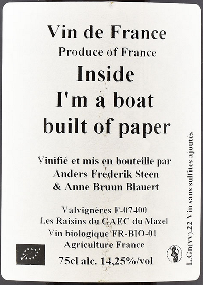 SHOP Inside I'm a boat... Anders Frederik Steen, France