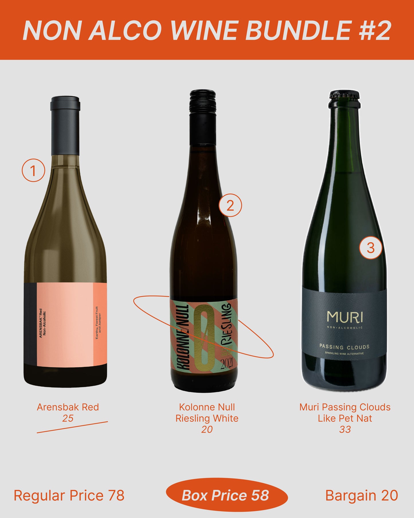 Non Alco Wine Bundle #2 (3 bottles)